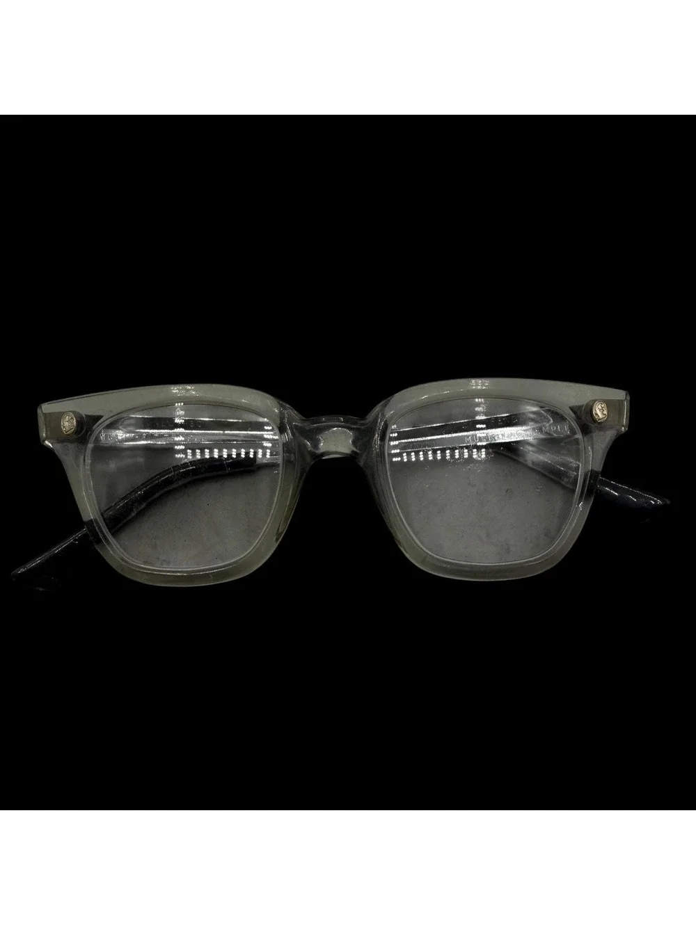 Vintage 50s Fendall Safety Eyeglasses Sunglasses, MCM Eyewear, Smokey Gray